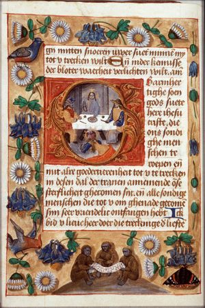 The Supper at Bethany: St. Mary Magdalene anoints Christ's feet