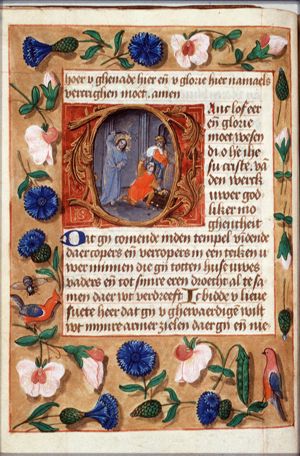 Christ expels the money-changers from the temple