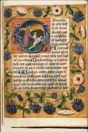 The Creation: God forms Eve from Adam's rib