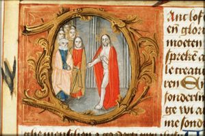Christ appears to the apostles