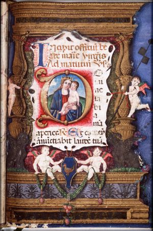 Madonna: Mary holding the Christ-child