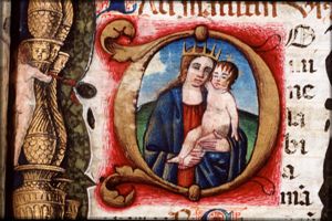 Madonna: Mary holding the Christ-child