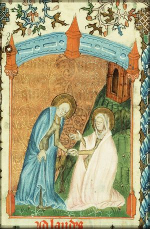 The Visitation: Mary meets St. Elisabeth