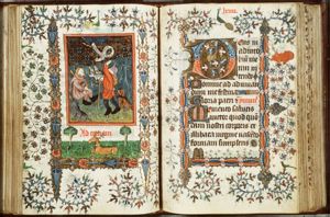 The annunciation of Christ's birth to the shepherds