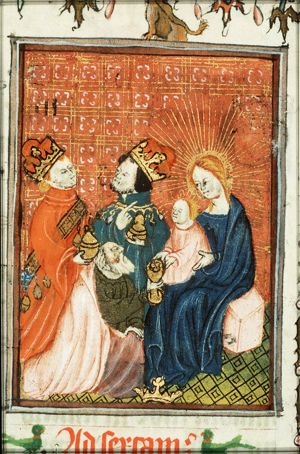 The adoration of the Christ-child by the Magi