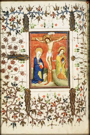 The Crucifixion, with Mary and St. John