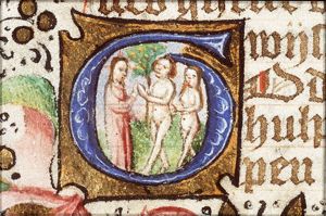 God warns Adam and Eve not to eat from the Tree of Knowledge of Good and Evil
