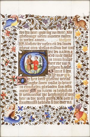 Adam sends Seth to paradise to fetch the oil of Mercy