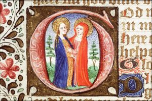 The Visitation: Mary meets St. Elisabeth