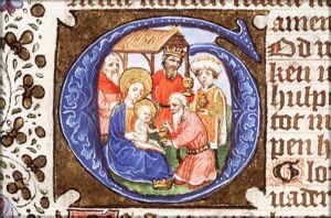 The adoration of the Christ-child by the Magi