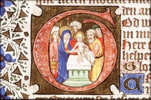 The presentation in the temple: Mary presents the Christ-child to Simeon