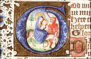 The Flight into Egypt: Mary, St. Joseph and the Christ-child on their way