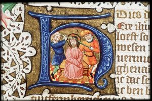 The tortures of Christ: Christ is crowned with thorns