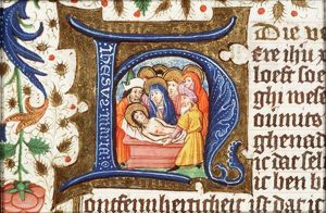 The entombment of Christ