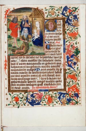 The adoration of the Christ-child by the Magi