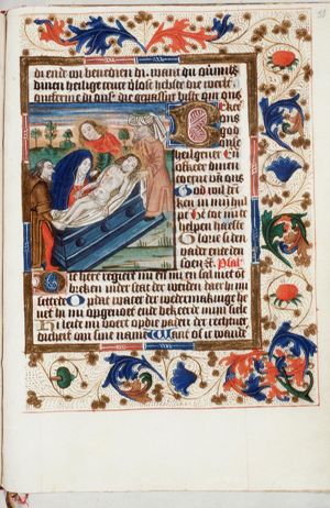 The entombment of Christ