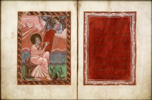 The Evangelist St. Matthew with his symbol the angel
