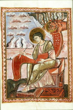 The Evangelist St. Mark with his symbol the lion