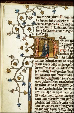 St. Paul holding a sword