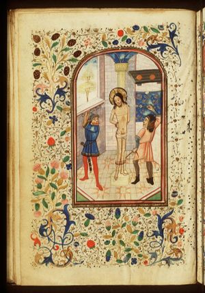 The tortures of Christ: Christ is flagellated