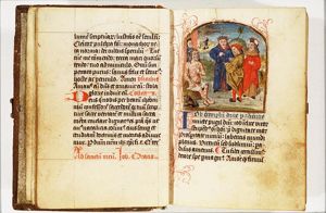 Job on the dung-hill visited by his friends