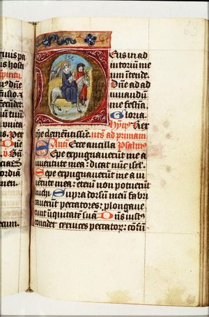 The Flight into Egypt: Mary, St. Joseph and the Christ-child on their way