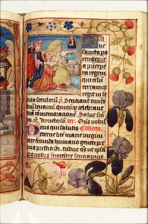 The Tiburtine Sibyl reveals to Emperor Augustus a vision of the Madonna