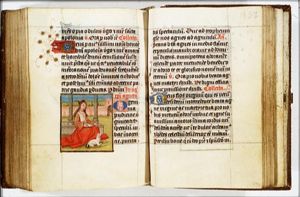 St. Agnes of Rome holding a book, a lamb at her feet
