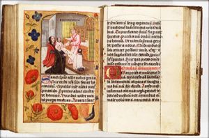Holy Communion with kneeling couple