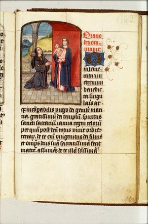 Mary with the Christ-child and kneeling patron