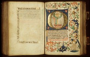 The Sacred Heart and Instruments of the Passion; the Holy Wounds: hands and feet (corners)