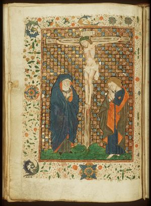 The Crucifixion, with Mary and St. John