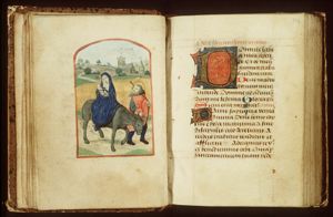 The Flight into Egypt: Mary, St. Joseph and the Christ-child on their way