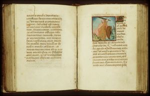 St. Michael fighting two devils