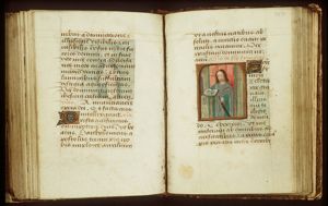 St. Simon Zelotes holding a book and a saw
