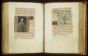 St. Andrew holding a book and the X-shaped cross