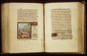 The martyrdom of the ten thousand martyrs: they are impaled on thorns