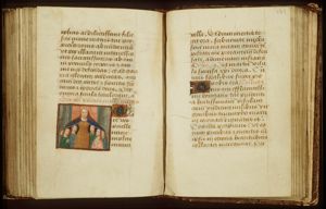St. Ursula of Cologne protecting the eleven thousand virgins with her cloak
