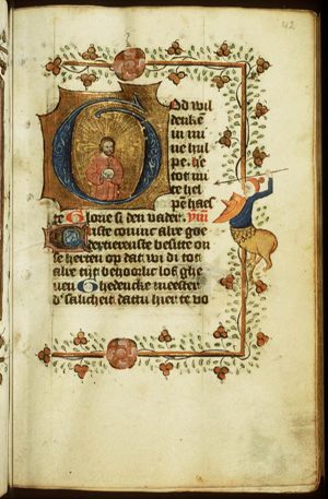 Salvator Mundi: Christ holding an orb