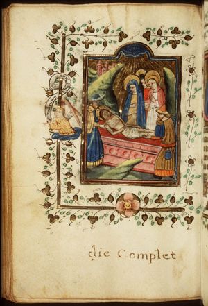 The entombment of Christ