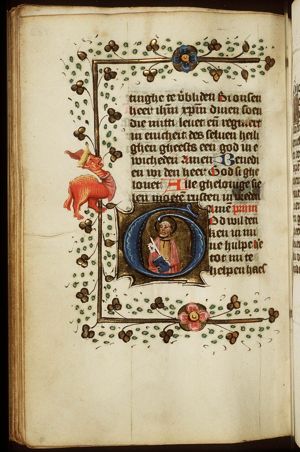 St. Peter holding a book and a key