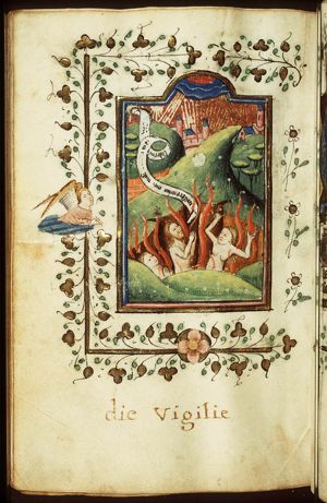Three souls in Purgatory