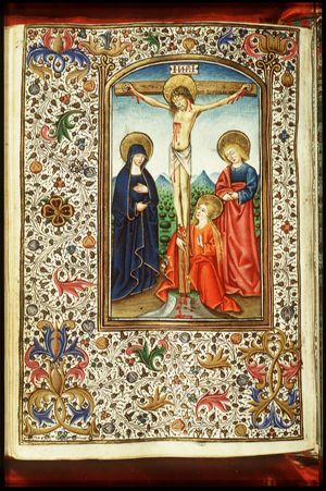 The Crucifixion, with Mary, St. John and St. Mary Magdalene