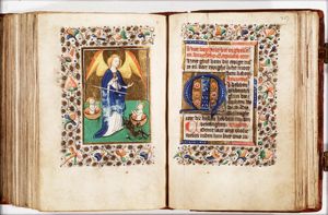 St. Michael weighing souls, conquering the dragon (Satan)