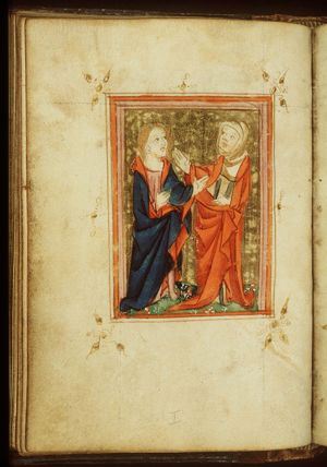 The Visitation: Mary meets St. Elisabeth