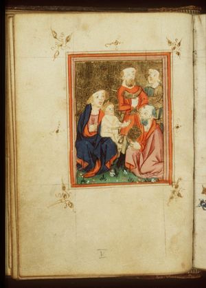 The adoration of the Christ-child by the Magi