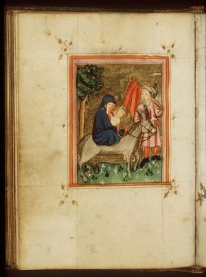 The Flight into Egypt: Mary, St. Joseph and the Christ-child on their way