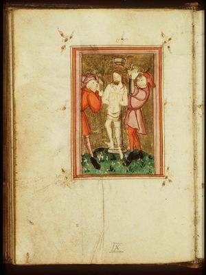 The tortures of Christ: Christ is flagellated