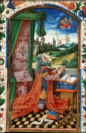 David at prayer
