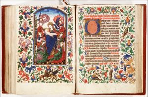 Mary with the Christ-child, St. Agnes of Rome, St. Lucy of Syracuse, St. Barbara and St. Catherine of Alexandria